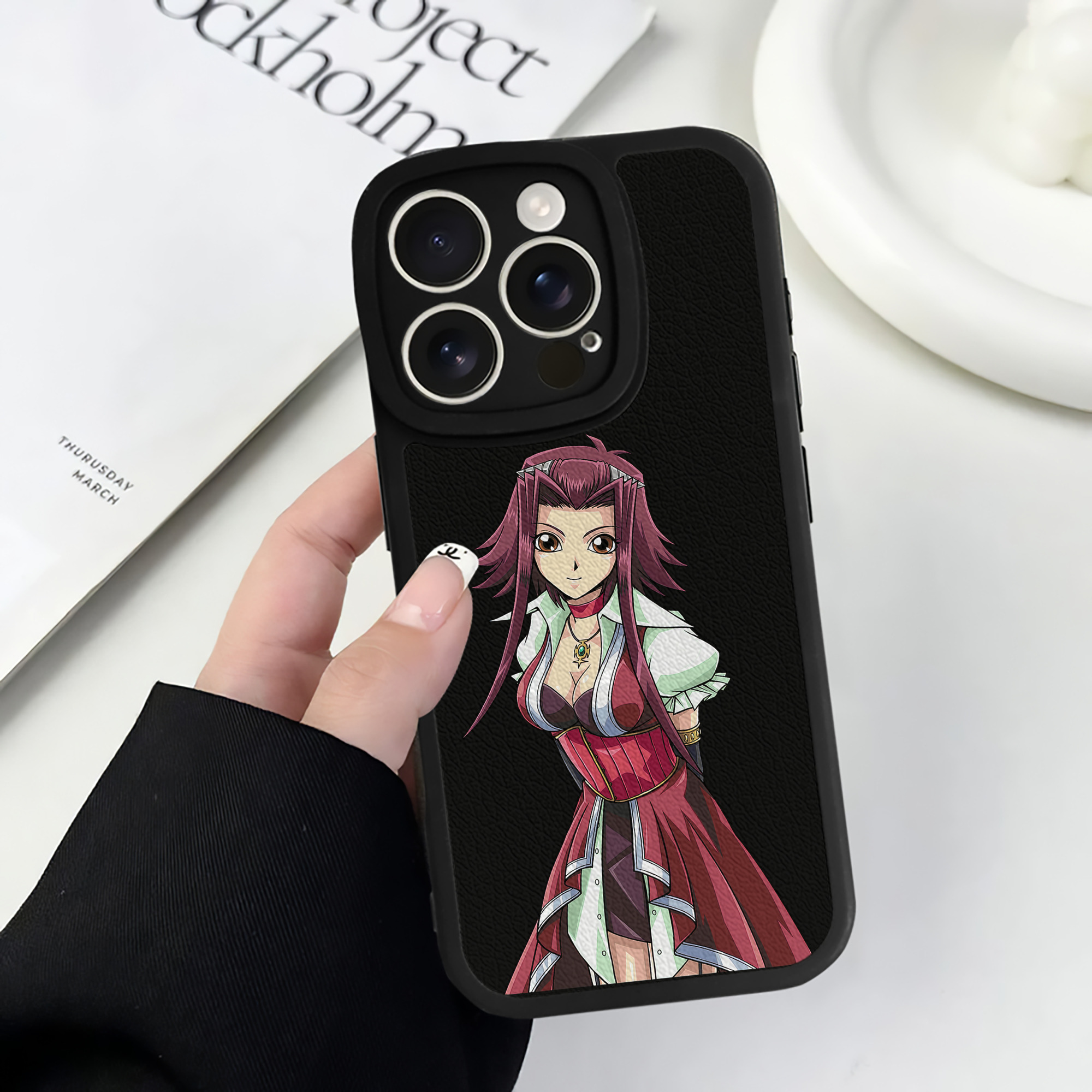 遊☆戯☆王 Yu-Gi-Oh! 【iPhone 16シリーズ対応】シリコンスマホケース（レザー調） 材質：シリコン
